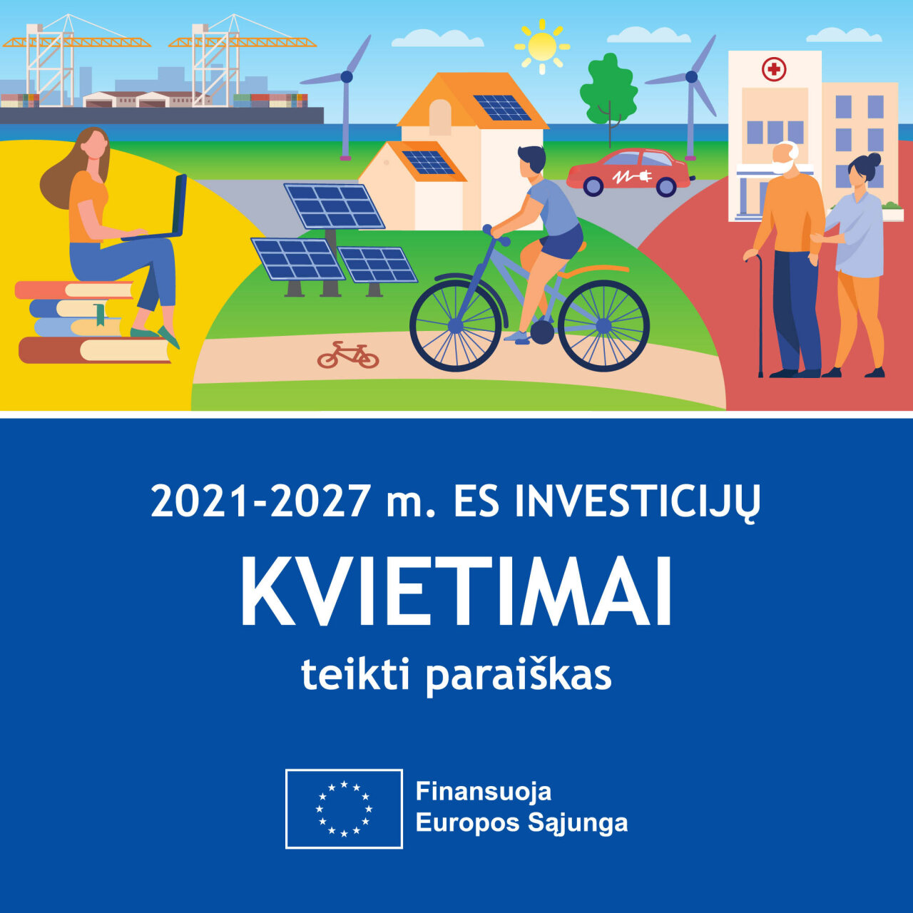 2021-2027 ES investicijų kvietimai teikti paraiškas